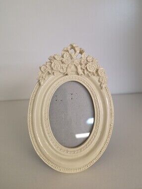 Anthropologie Floral Resin Picture Frame